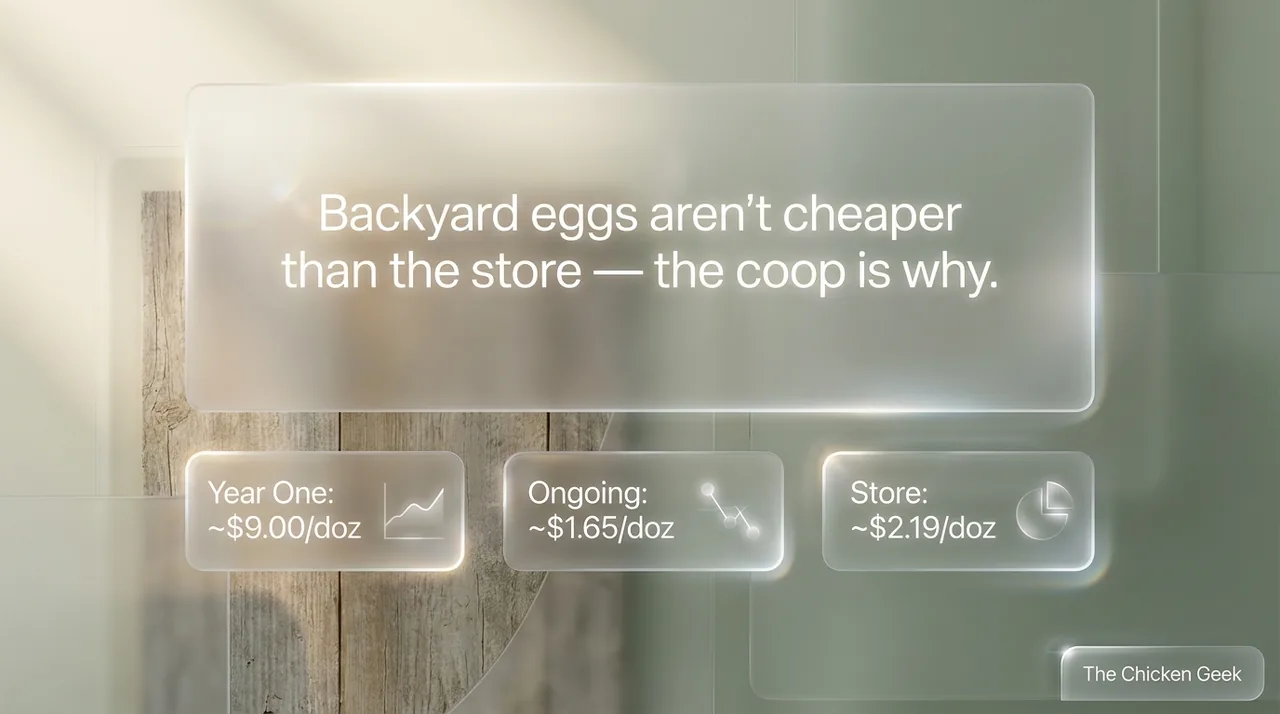 Are Backyard Eggs Cheaper Than the Store? The Honest Math